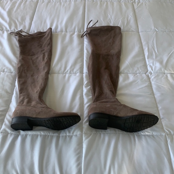 Brand NEW Guess over the knee boots size 5 1/2 light brown - Picture 2 of 4